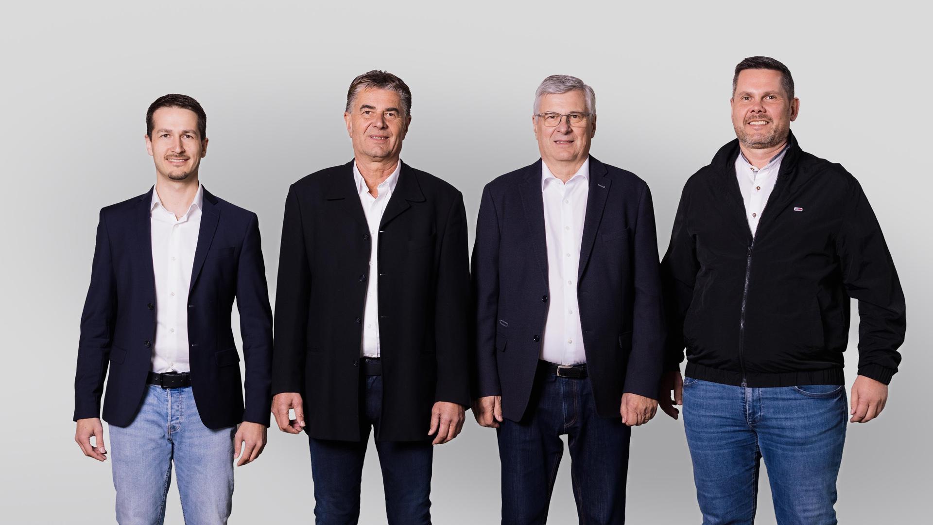Toni, Thomas, Hubert und Stefan Prantauer