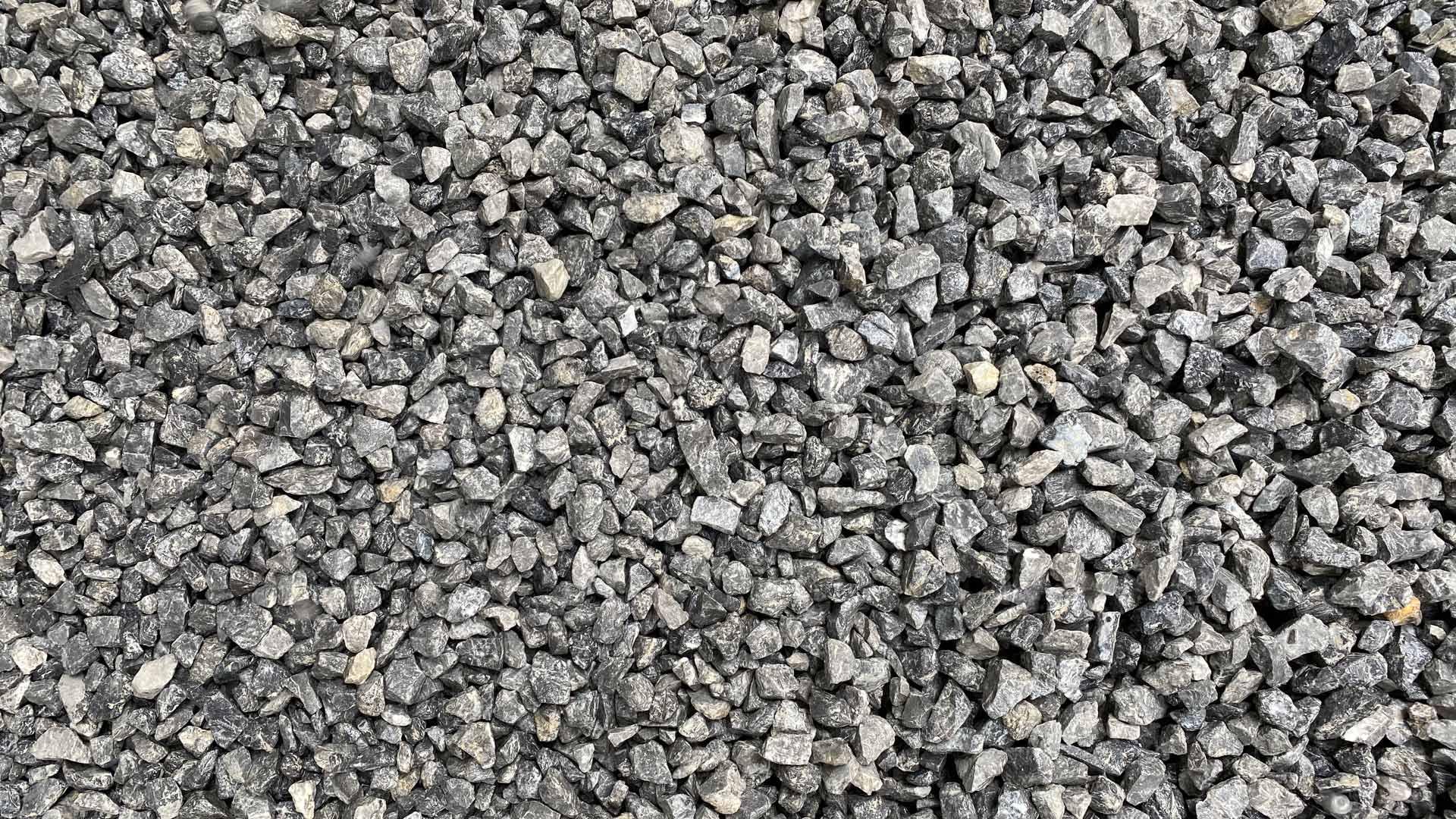 Kies mit Körnung 8 bis 16 mm